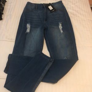 Dark Blue Fashion Nova Jeans